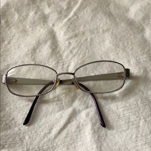 Vtg. Joan Collins violet metal eyeglass frames $5/25